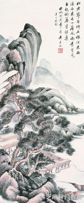 吴子深山水作品欣赏