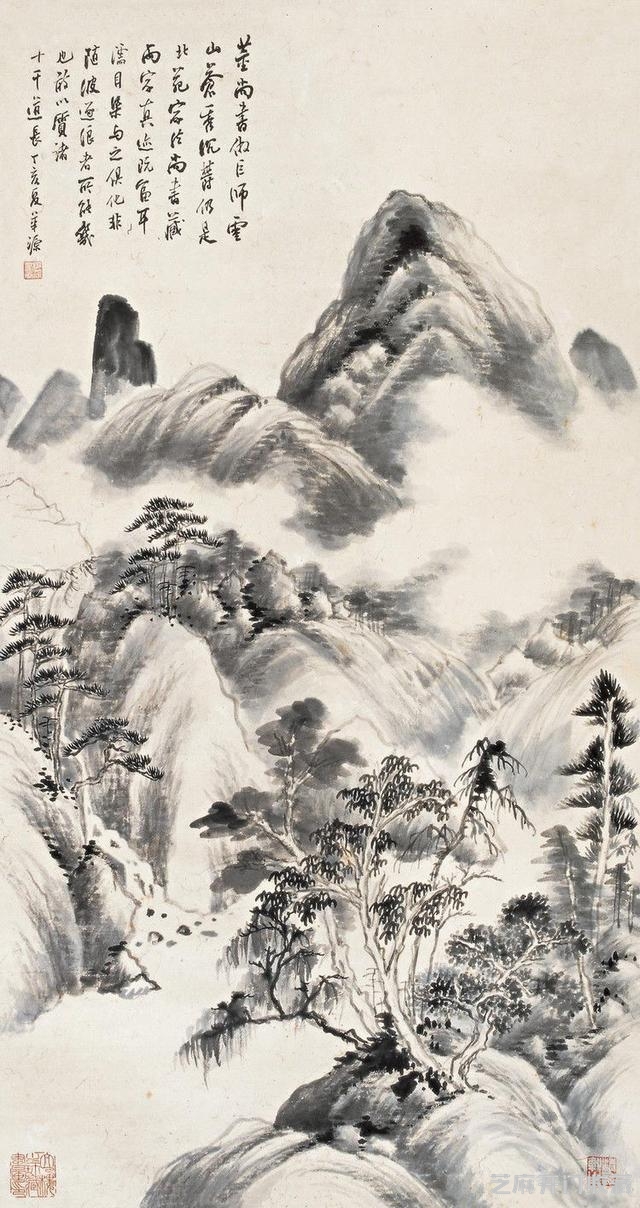 吴子深“江南四吴”笔墨欣赏