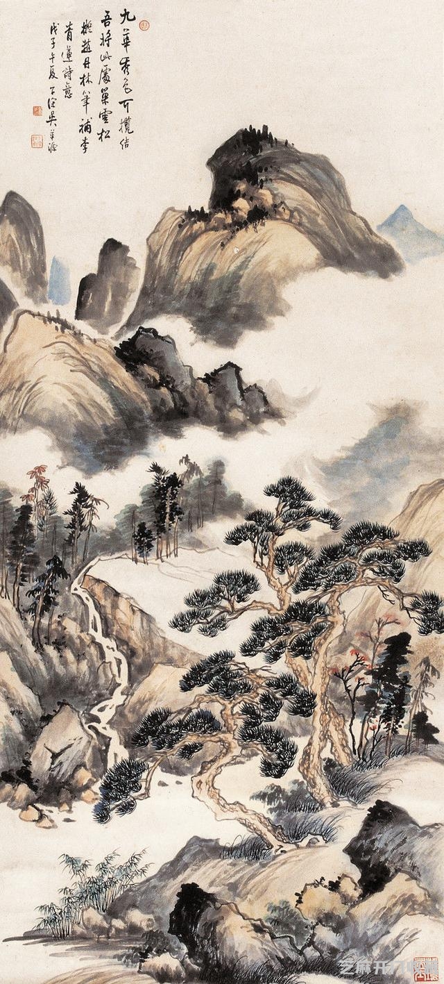 吴子深“江南四吴”笔墨欣赏