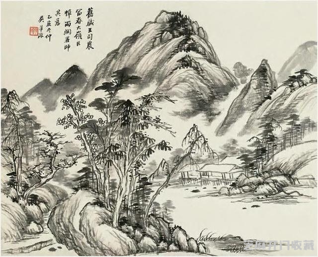 吴子深“江南四吴”笔墨欣赏