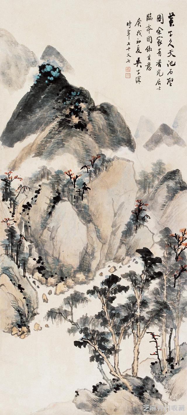 吴子深“江南四吴”笔墨欣赏