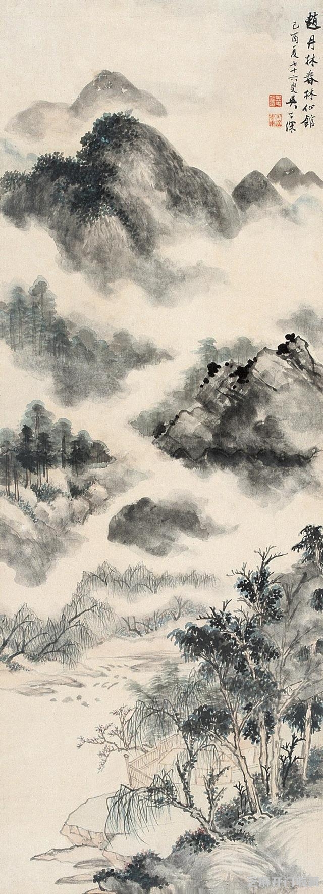 吴子深“江南四吴”笔墨欣赏