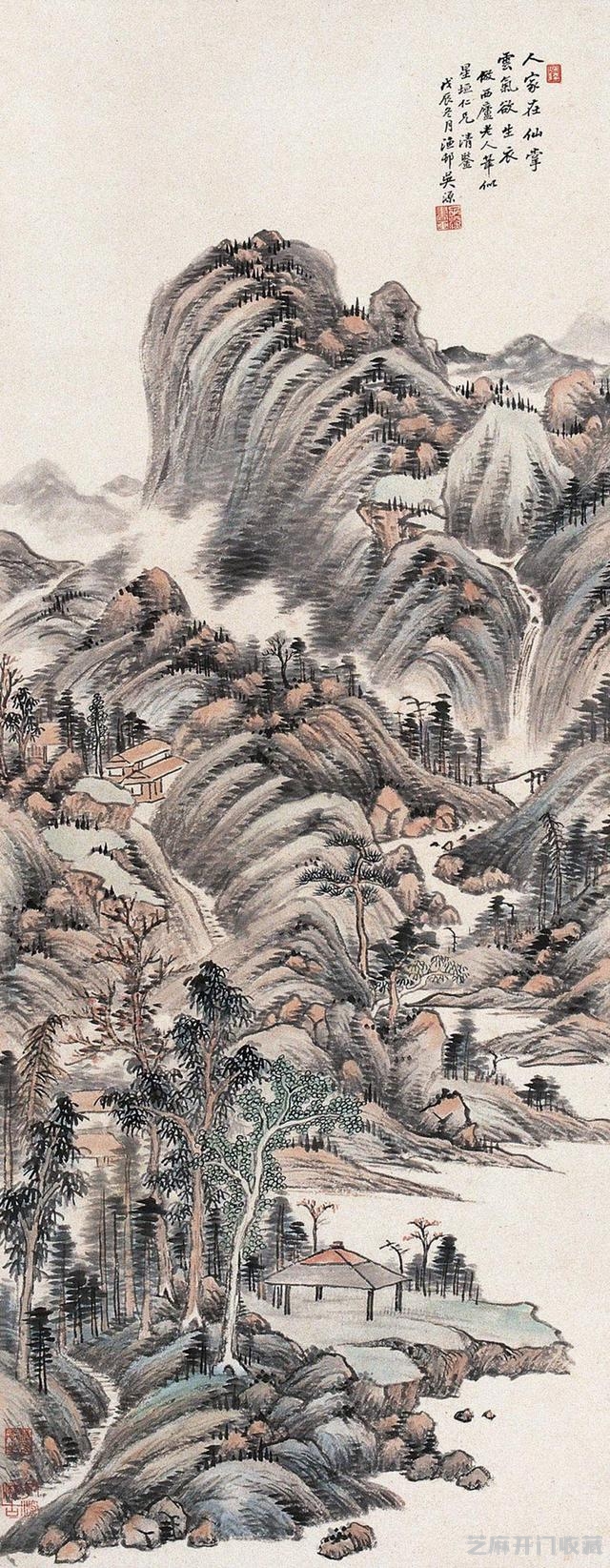 吴子深“江南四吴”笔墨欣赏