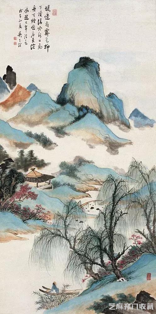 江南四吴之吴子深国画作品