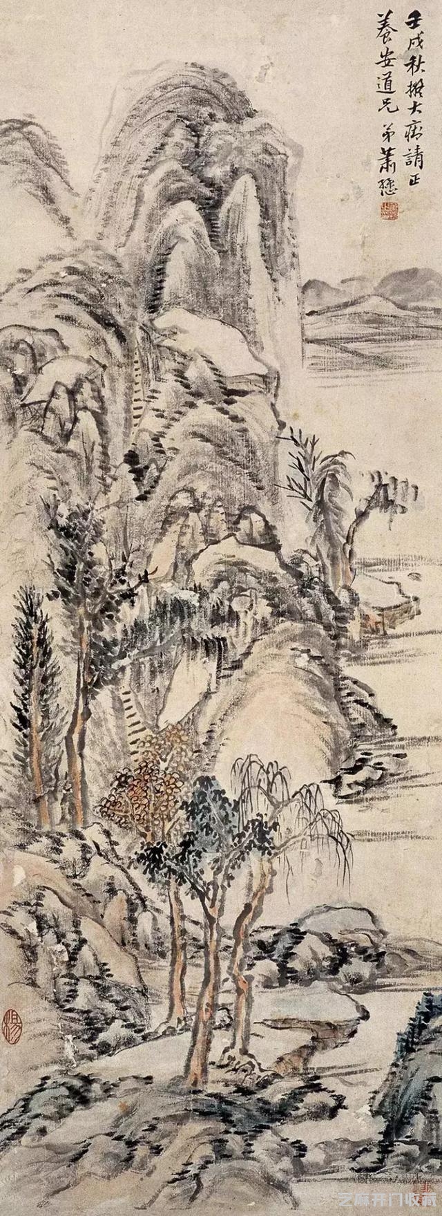 江南四吴之吴子深国画作品