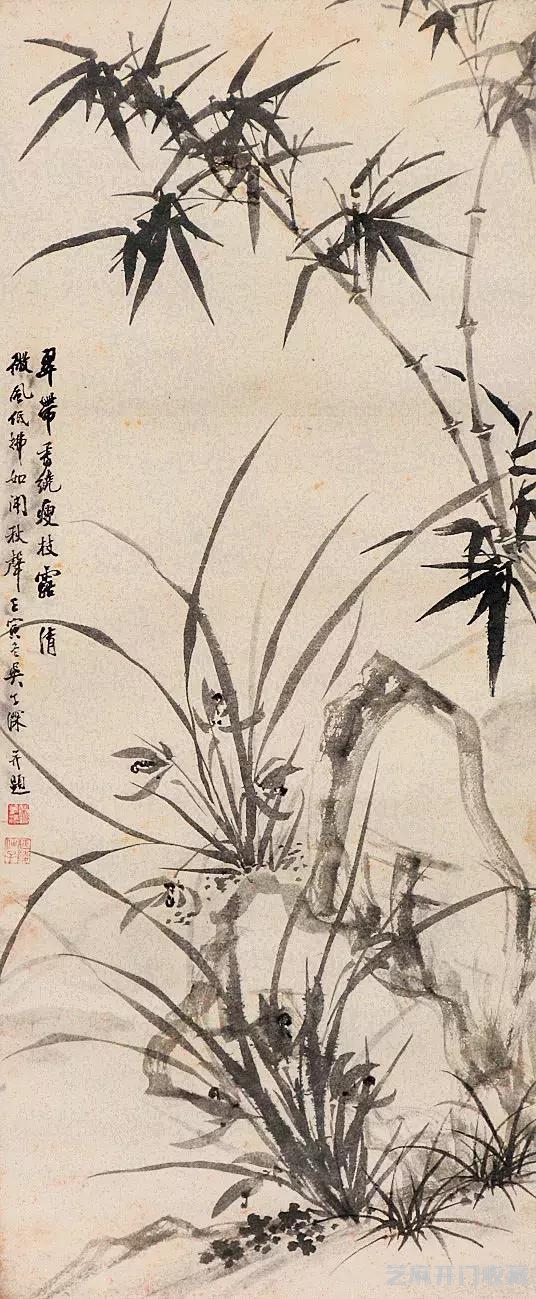 江南四吴之吴子深国画作品