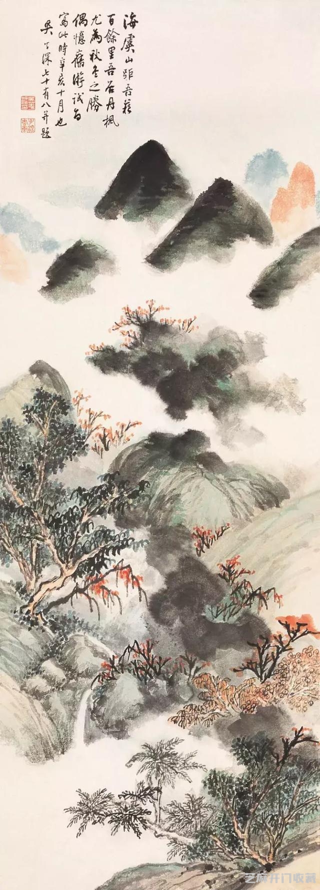 江南四吴之吴子深国画作品