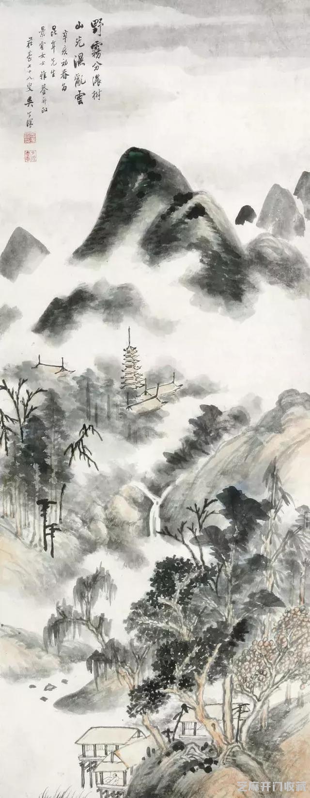 江南四吴之吴子深国画作品