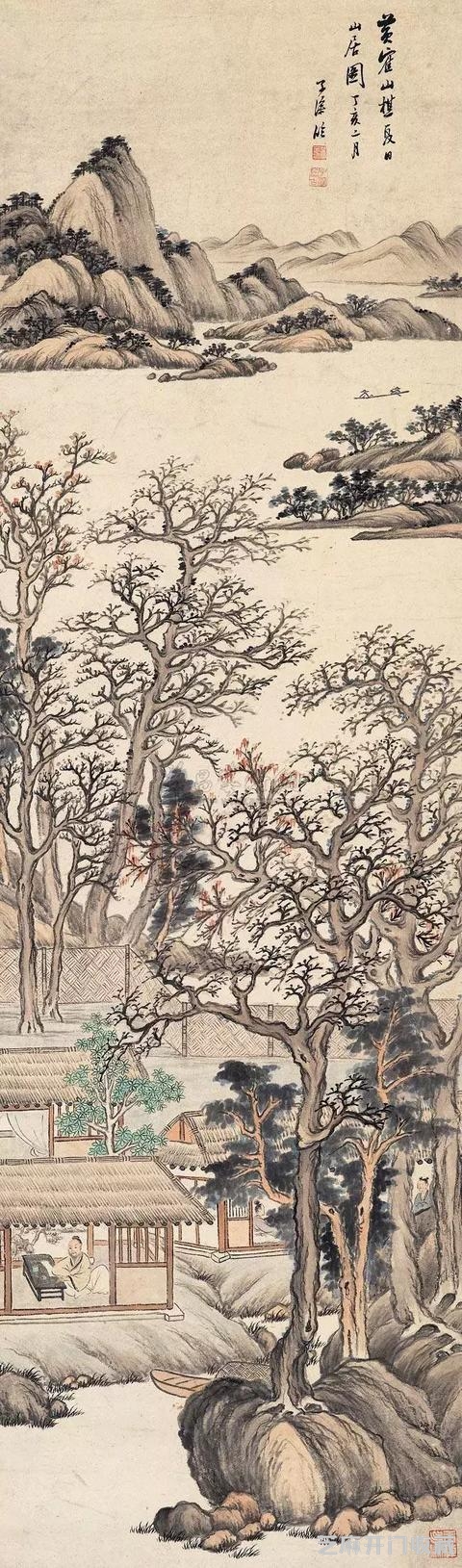 江南四吴之吴子深国画作品