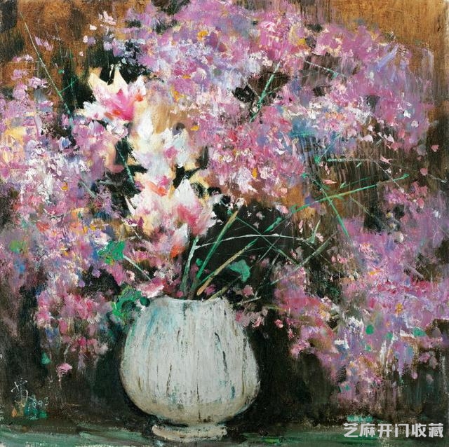 苏天赐油画《春声》等作品赏析