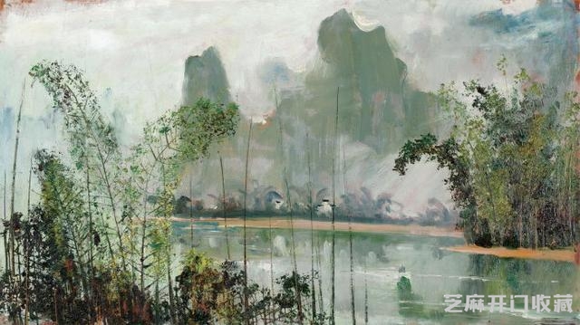 苏天赐油画《春声》等作品赏析