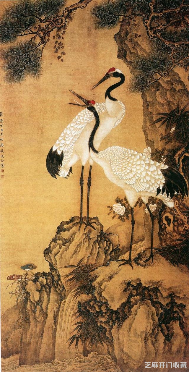 清 沈铨画选 百鸟图