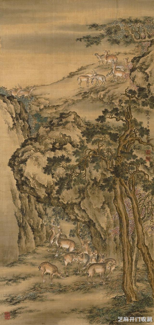 清 沈铨画选 百鸟图