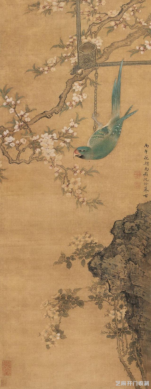 清 沈铨画选 百鸟图