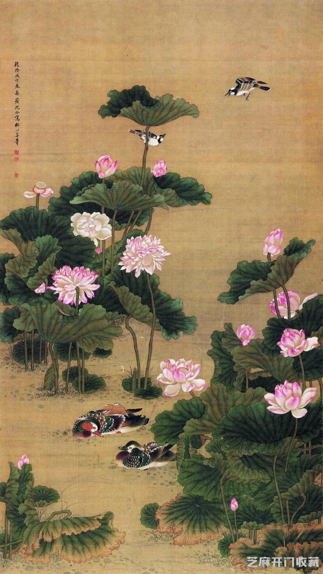 清 沈铨画选 百鸟图
