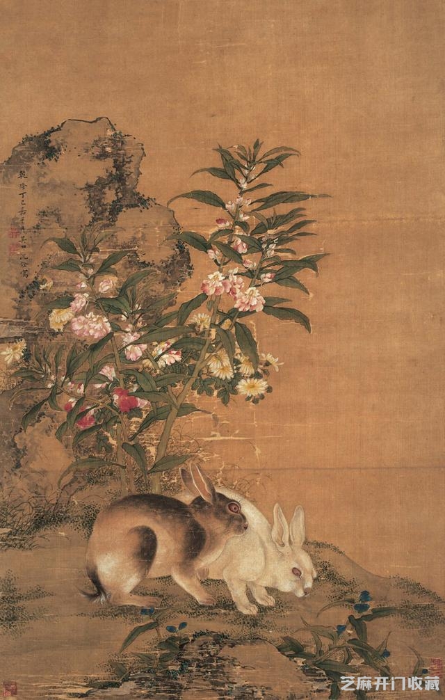 清 沈铨画选 百鸟图
