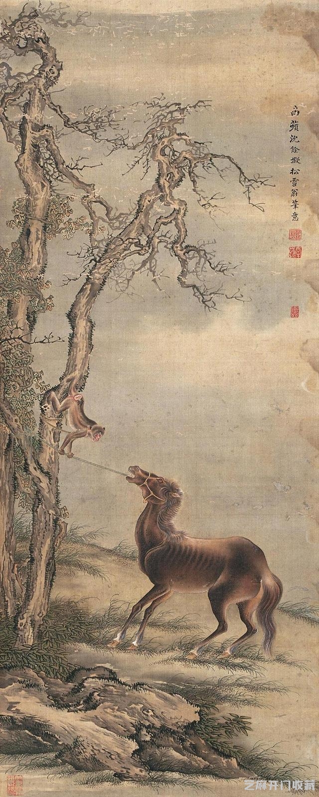 清 沈铨画选 百鸟图