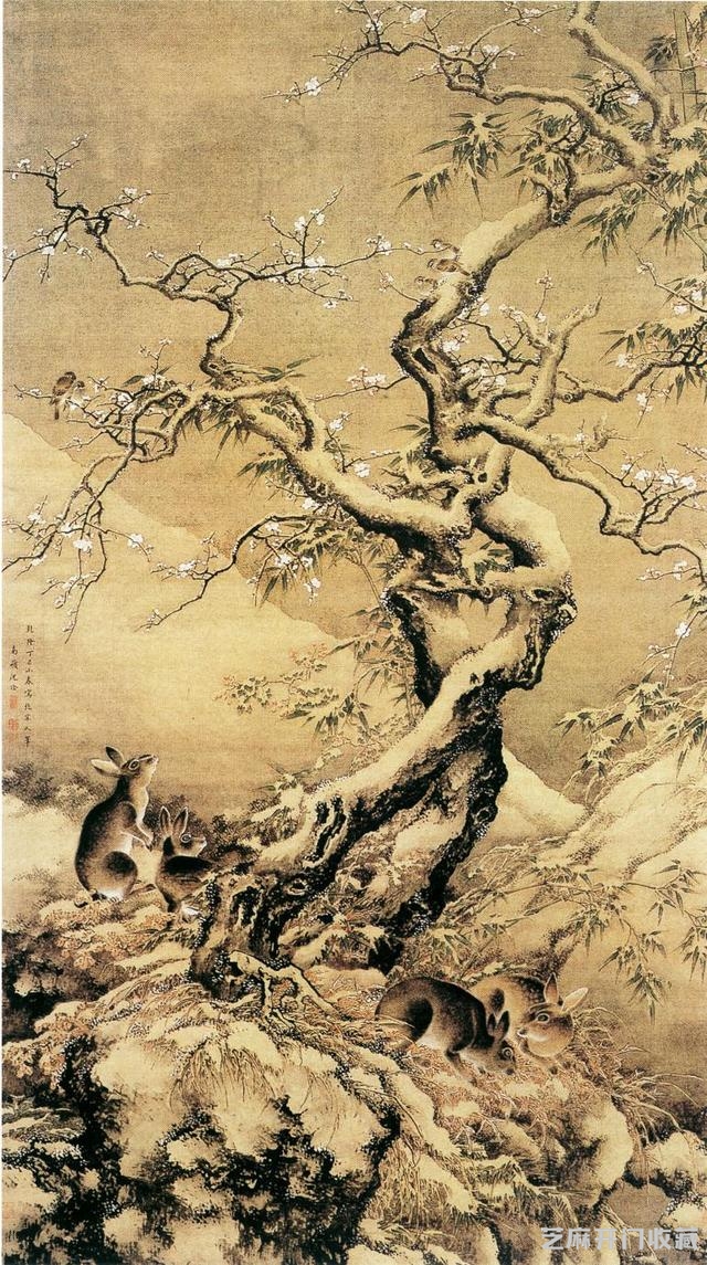 清 沈铨画选 百鸟图