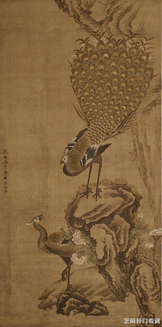 沈铨百鸟图与吕纪 边文进花鸟比较