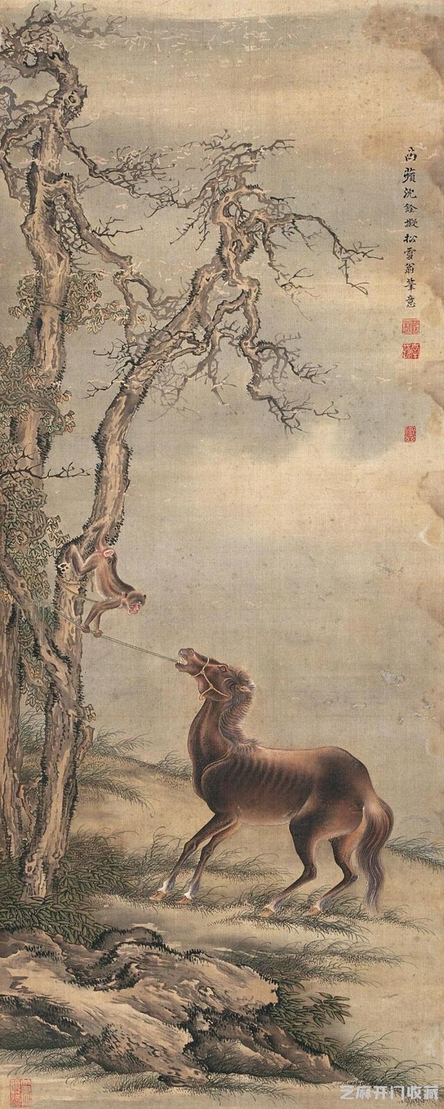 沈铨百鸟图与吕纪 边文进花鸟比较