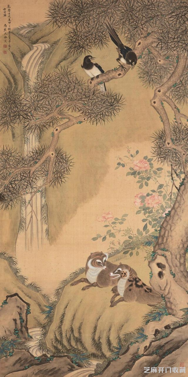 沈铨百鸟图与吕纪 边文进花鸟比较