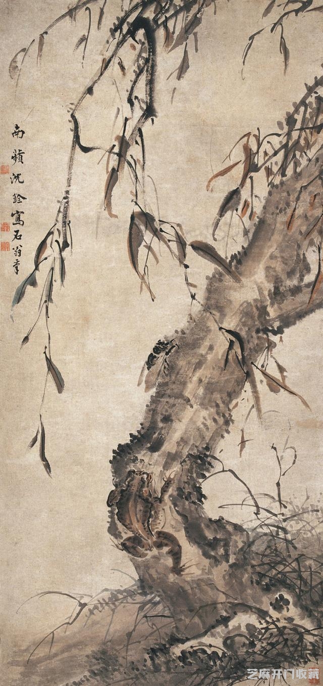 沈铨百鸟图与吕纪 边文进花鸟比较