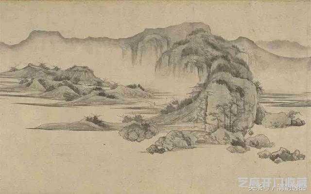 元赵孟頫《重江叠嶂图》台北故宫博物院藏