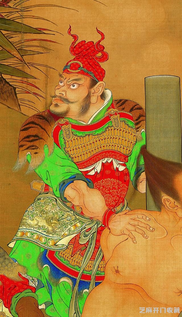明 商喜《关羽擒将图》
