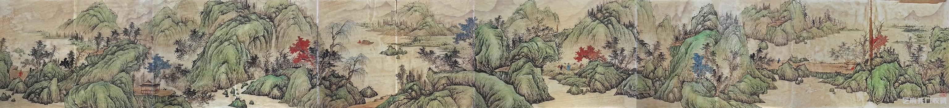 元 吴镇《山水册页》
