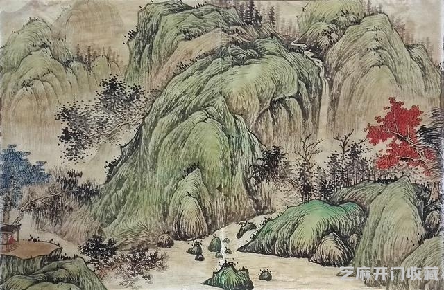 元 吴镇《山水册页》