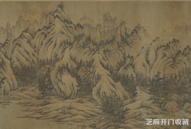 不一样的《千里江山图》，宋代江参《千里江山图》