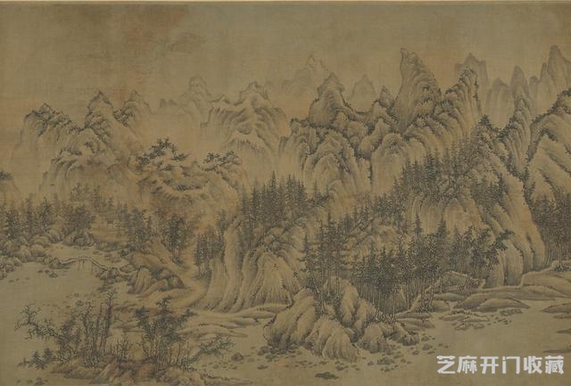不一样的《千里江山图》，宋代江参《千里江山图》