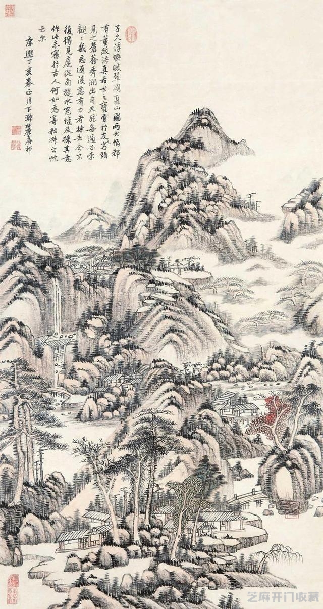 清 王原祁《浮峦暖翠图》作品鉴赏
