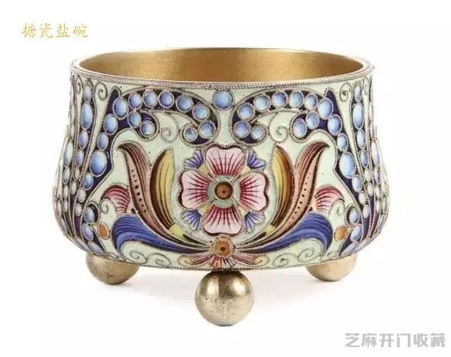 在黄金工艺品上经常见到的珐琅工艺，最早叫作景泰蓝来源于西方