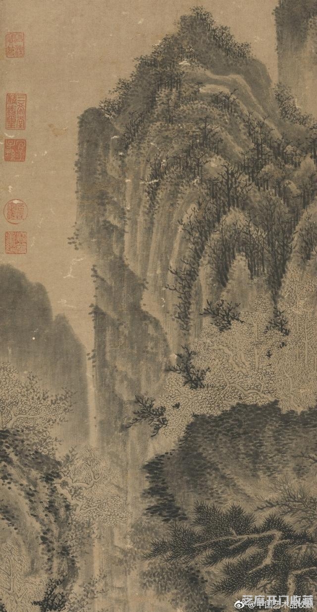 明 王绂《墨笔山水》