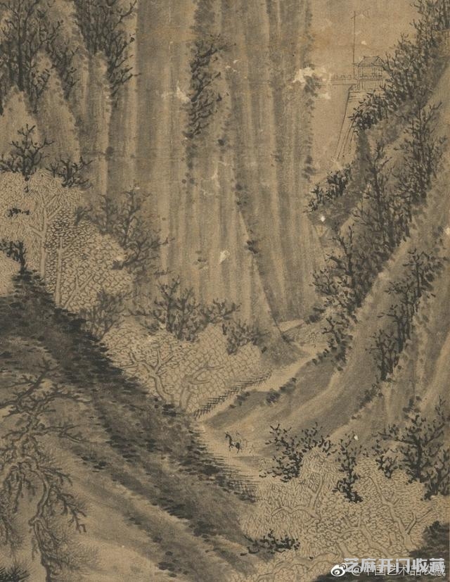 明 王绂《墨笔山水》