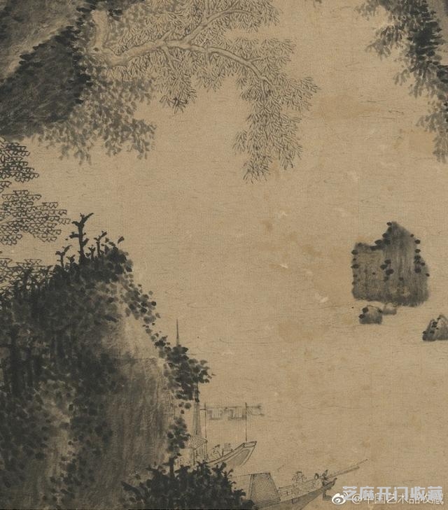 明 王绂《墨笔山水》