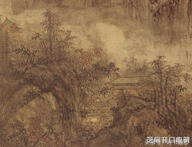 明 王绂《山亭文会》图