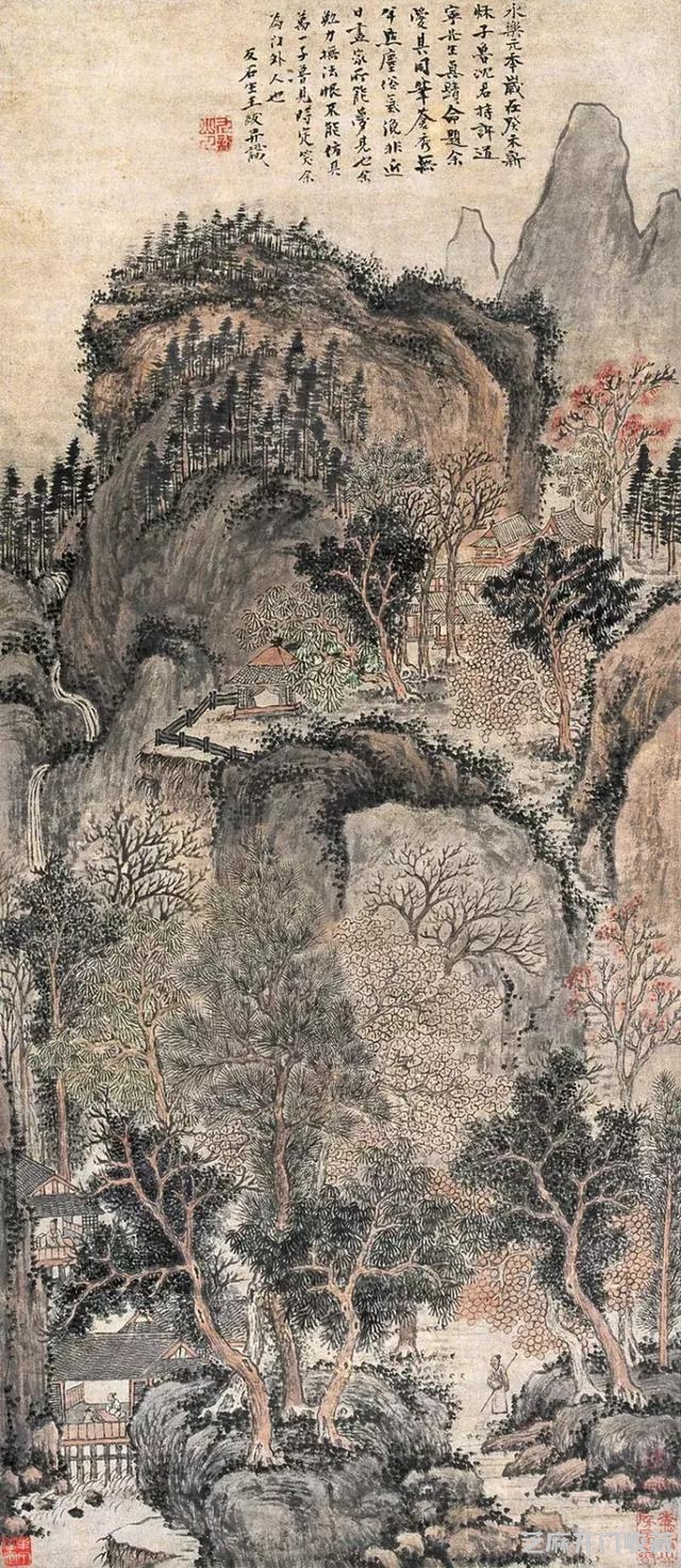 明代画家王绂国画作品