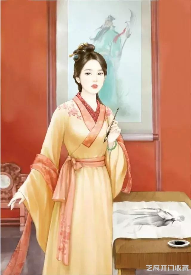 清代女画家 陈书