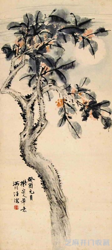 湖社画家汪慎生作品欣赏