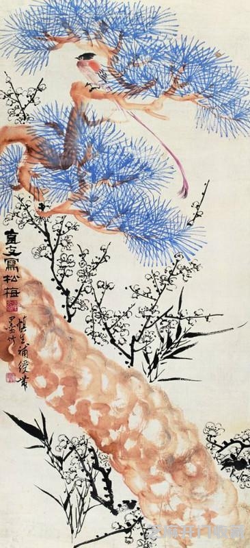 湖社画家汪慎生作品欣赏