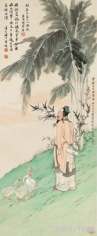 湖社画家汪慎生作品欣赏