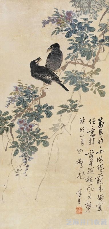 湖社画家汪慎生作品欣赏