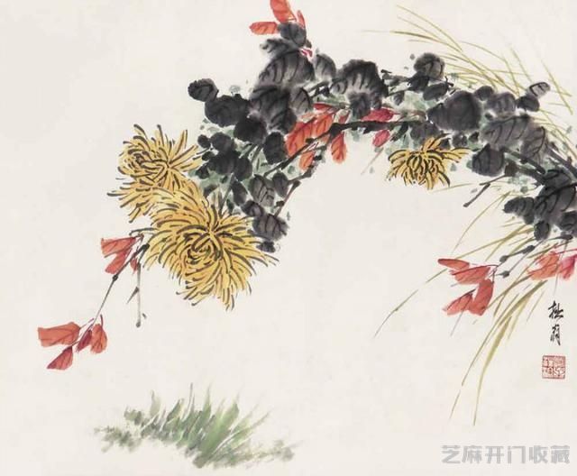 湖社画家汪慎生作品欣赏