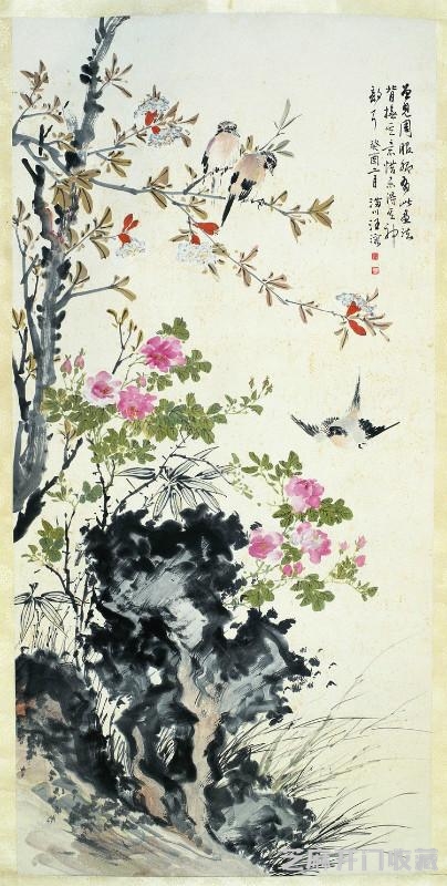 湖社画家汪慎生作品欣赏