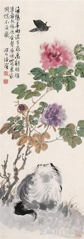 当代画家汪慎生花鸟画欣赏