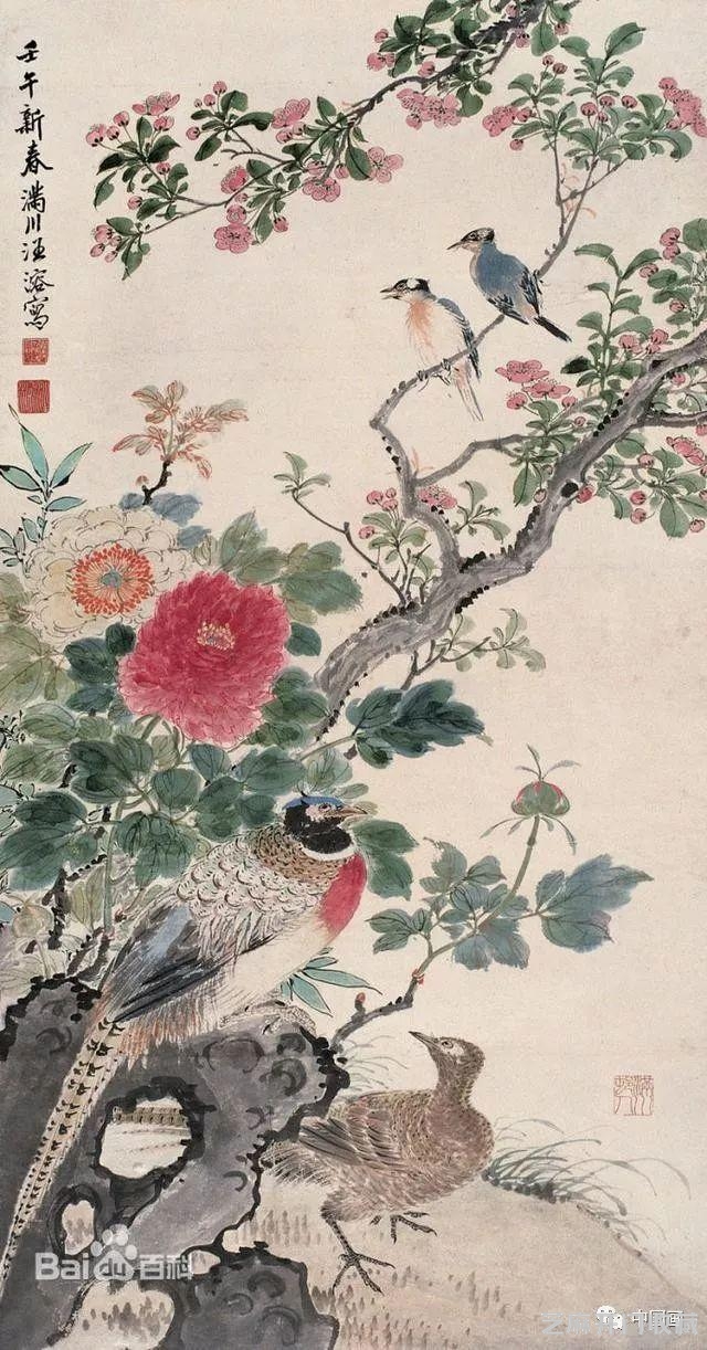 他画的花鸟画连张大千也甘拜下风——小写意花鸟画大师汪慎生