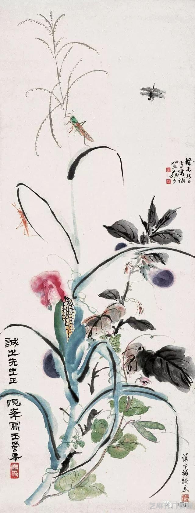 他画的花鸟画连张大千也甘拜下风——小写意花鸟画大师汪慎生