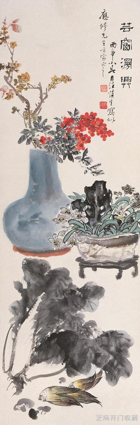 汪慎生花鸟作品欣赏